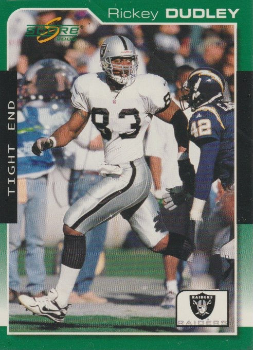NFL 2000 Score - No 148 - Rickey Dudley