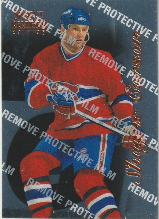 NHL 1996 / 97 Select Certified - No 73 - Shayne Corson