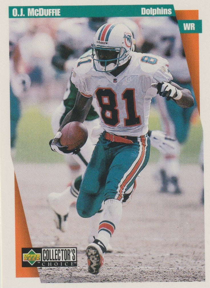 NFL 1997 Collector's Choice - No 166 - O.J. McDuffie