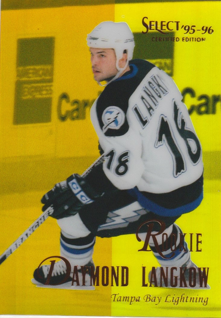 NHL 1995 / 96 Select Certified Mirror Gold - No 124 - Daymond Langkow