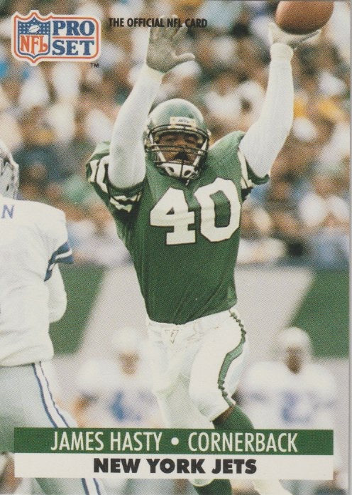 NFL 1991 ProSet - No 246 - James Hasty
