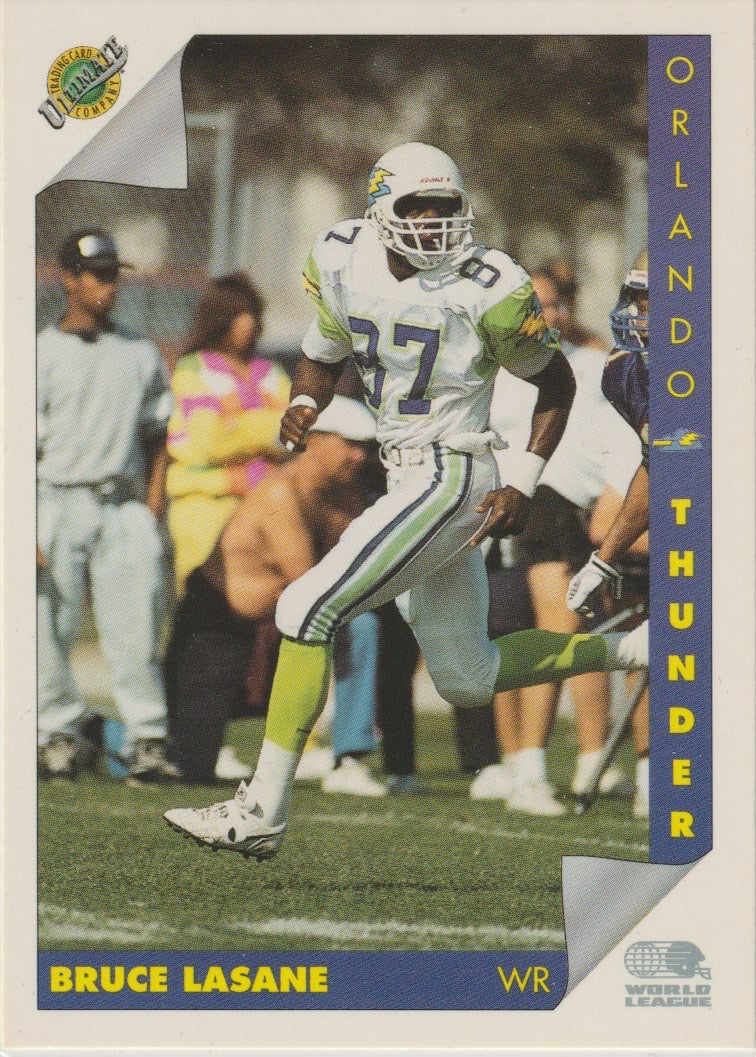 NFL 1992 Ultimate WLAF - No 120 - Bruce LaSane