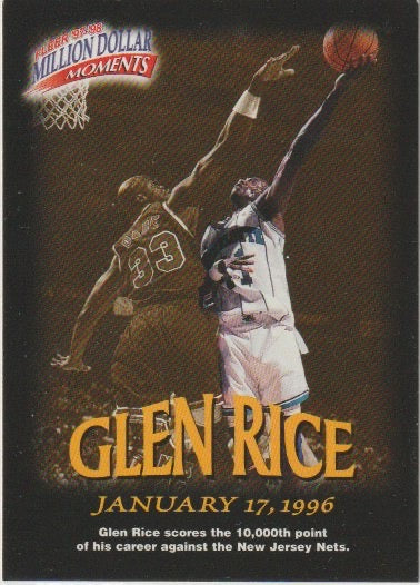 NBA 1997-98 Fleer Million Dollar Moments - No 23 - Glen Rice