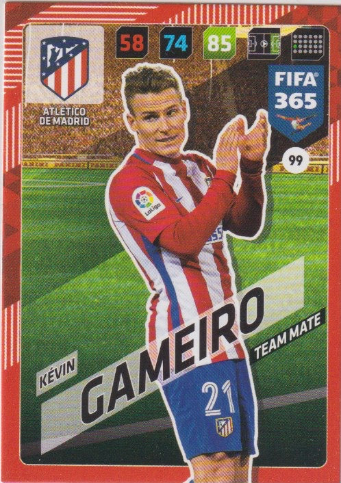 Fussball 2018 Panini FIFA 365 Adrenalyn XL - No 99 - Kevin Gameiro