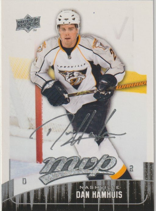 NHL 2009-10 Upper Deck MVP - No 137 - Dan Hamhuis