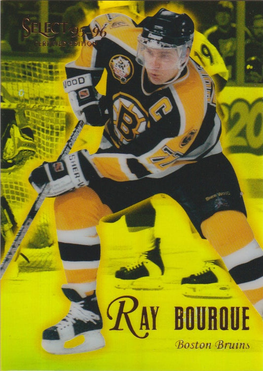 NHL 1995 / 96 Select Certified Mirror Gold - No 34 - Ray Bourque
