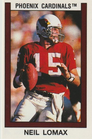 NFL 1989 Panini Stickers - No 143 - Neil Lomax