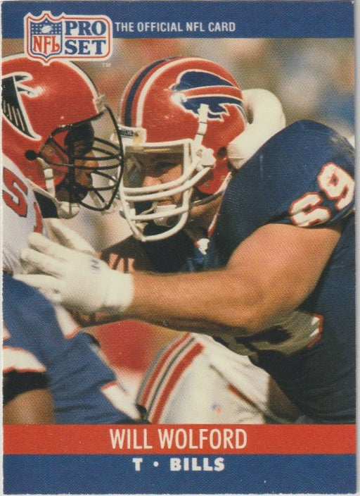 NFL 1990 ProSet - No 445 - Will Wolford