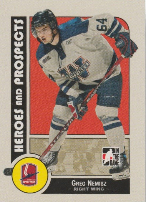 NHL 2008-09 ITG Heroes and Prospects - No 45 - Greg Nemisz