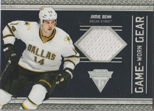 NHL 2011-12 Titanium Game Worn Gear - No 74 - Jamie Benn