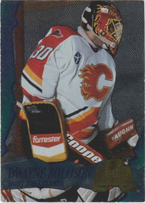 NHL 1996 Collector's Edge Ice Future Legends - No 19 - Dwayne Roloson