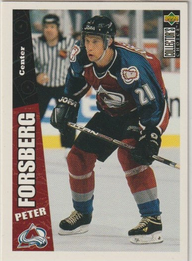 NHL 1996-97 Collector's Choice - No 63 - Peter Forsberg