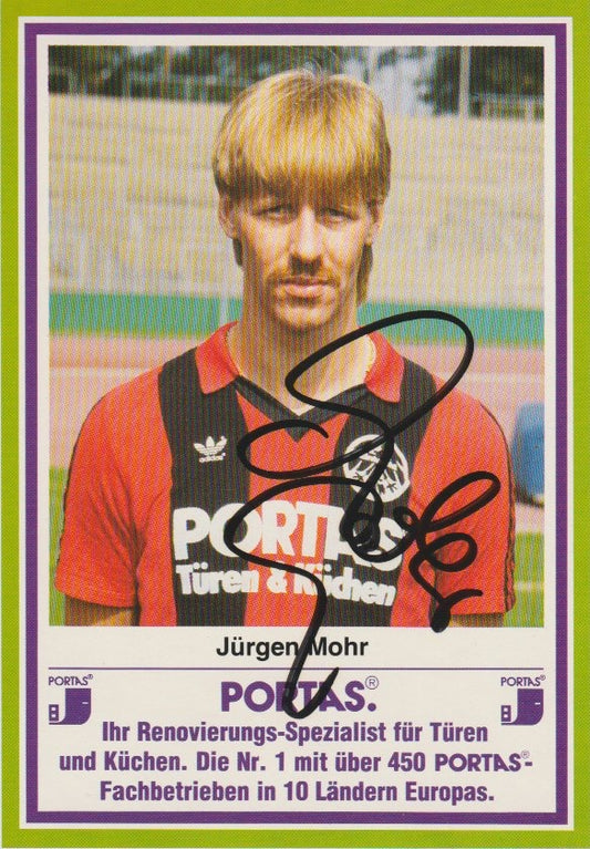 Soccer - Autograph - Jürgen Mohr