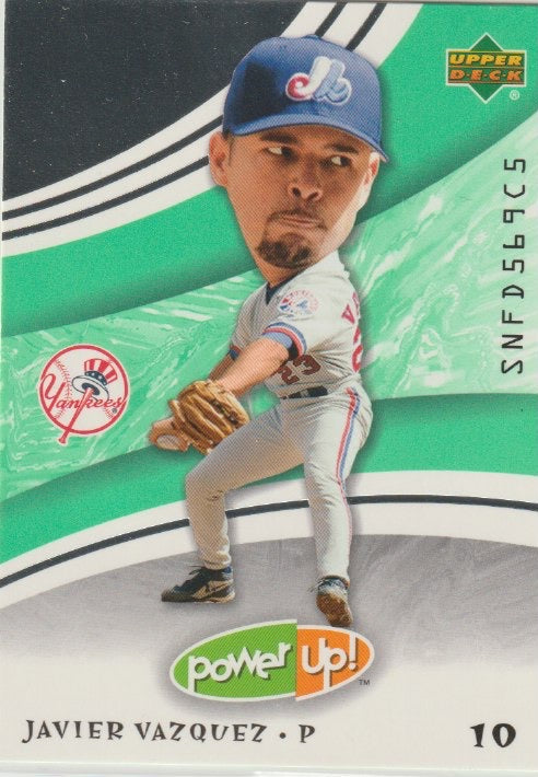 MLB 2004 Upper Deck Power Up - No 52 - Javier Vazquez