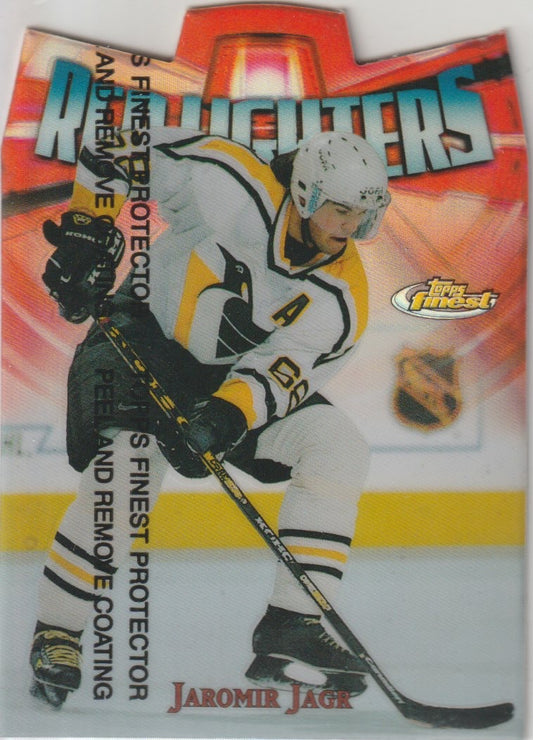 NHL 1998-99 Finest Red Lighters Refractors - No R1 - Jaromir Jagr