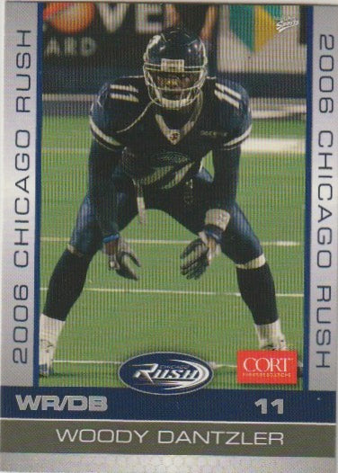 NFL 2006 Chicago Rush - No 12 of 36 - Woody Dantzler