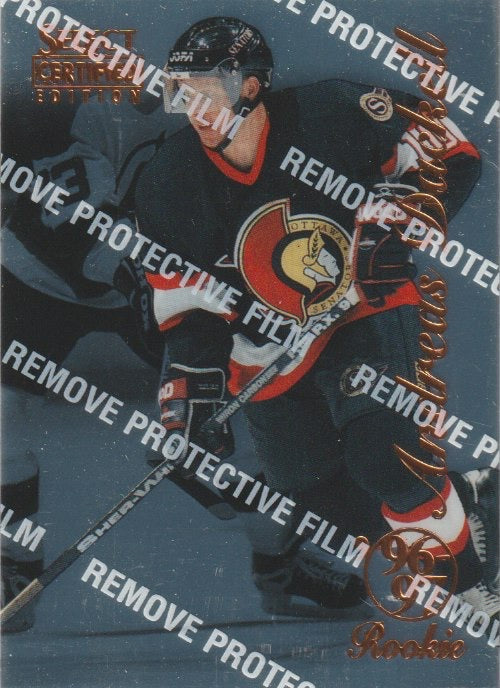 NHL 1996 / 97 Select Certified - No 118 - Andreas Dackell