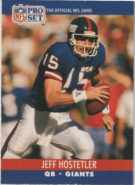 NFL 1990 ProSet - No 596 - Jeff Hostetler