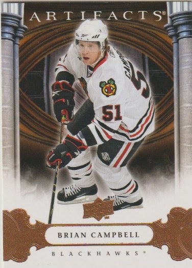 NHL 2009-10 Artifacts - No 4 - Brian Campbell