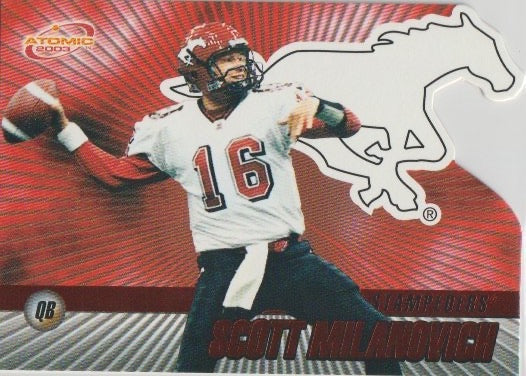 NFL 2003 Atomic CFL Red - No 19 - Scott Milanovich