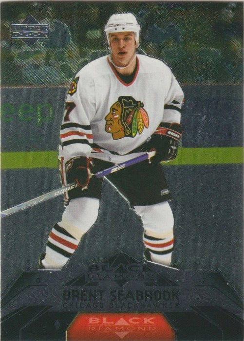 NHL 2007-08 Black Diamond - No 18 - Brent Seabrook