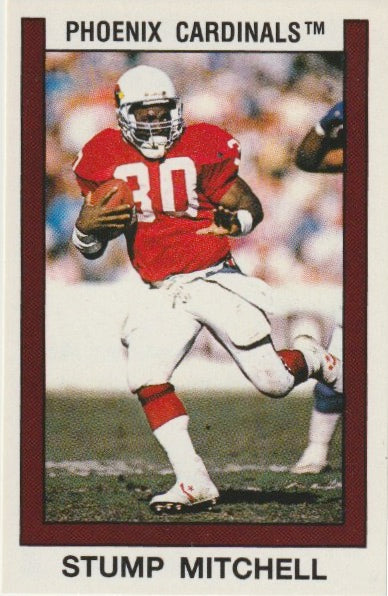 NFL 1989 Panini Stickers - No 152 - Stump Mitchell