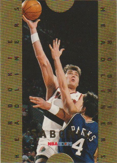 NBA 1996-97 Hoops Rookie Headliners - No 7 of 10 - Arvydas Sabonis