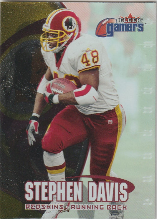 NFL 2000 Fleer Gamers - No 13 - Stephen Davis