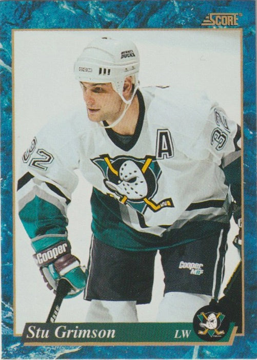 NHL 1993 / 94 Score - No 558 - Stu Grimson