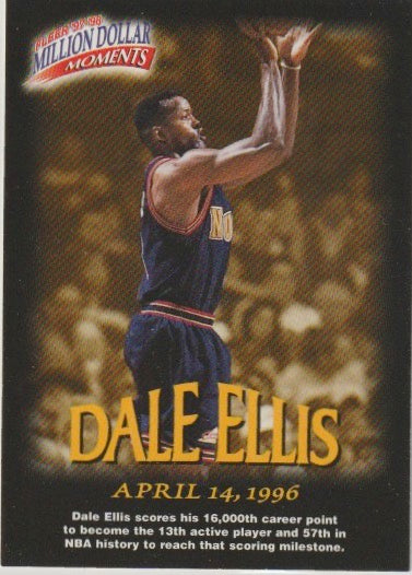 NBA 1997-98 Fleer Million Dollar Moments - No 34 - Dale Ellis