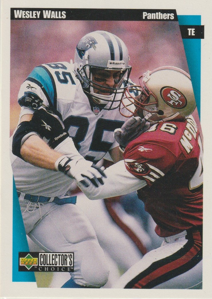 NFL 1997 Collector's Choice - No 229 - Wesley Walls