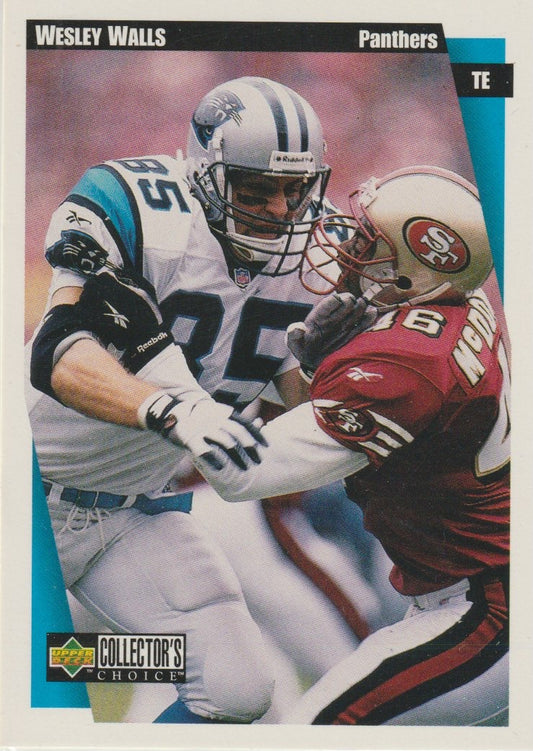 NFL 1997 Collector's Choice - No 229 - Wesley Walls