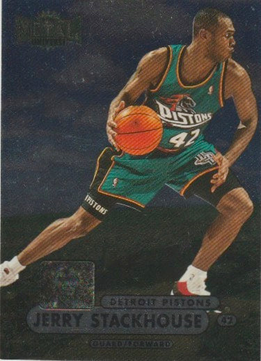 NBA 1997-98 Metal Universe Championship - No 97 - Jerry Stackhouse