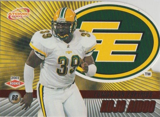 NFL 2003 Atomic CFL Red - No 25 - Kojo Aidoo