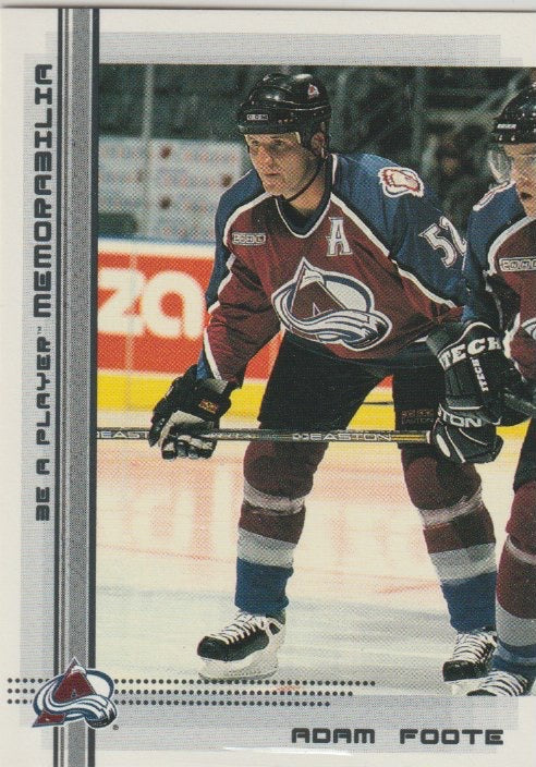NHL 2000-01 BAP Memorabilia - No 314 - Adam Foote