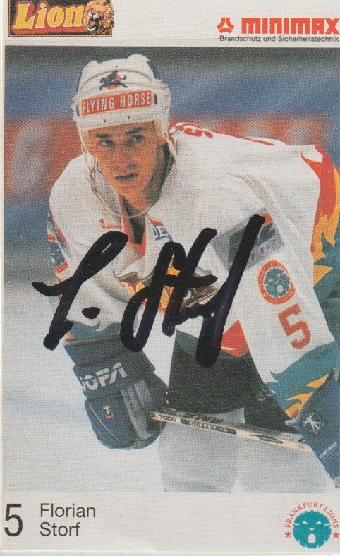 DEL - Frankfurt Lions - No 5 - Florian Storf