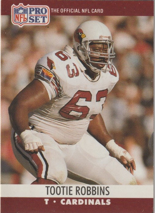 NFL 1990 ProSet - No 618 - Tootie Robbins
