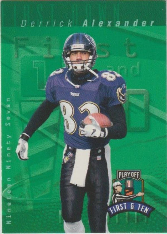 NFL 1997 Playoff First and Ten - No 90 - Derrick Alexander