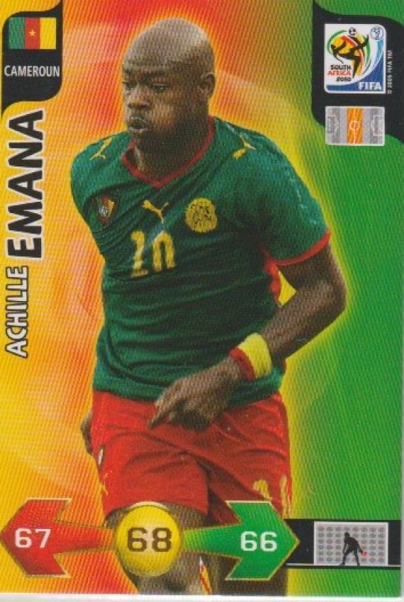 Soccer 2010 Panini Adrenalyn XL FIFA World Cup South Africa - No 57 - Achille Emana