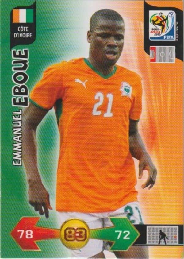 Soccer 2010 Panini Adrenalyn XL FIFA World Cup South Africa - No 66 - Emmanuel Eboue