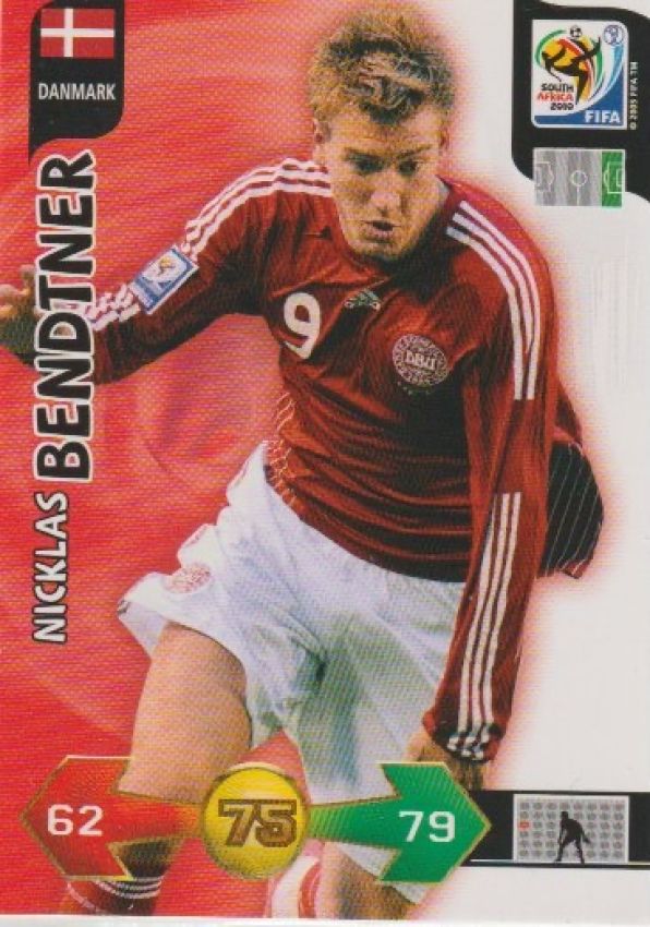 Soccer 2010 Panini Adrenalyn XL FIFA World Cup South Africa - No 82 - Nicklas Bendtner