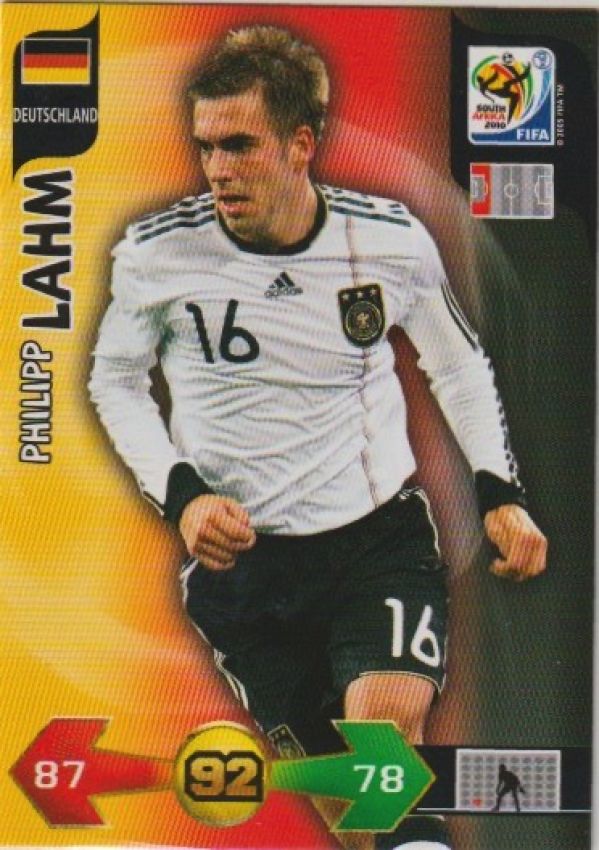 Fussball 2010 Panini Adrenalyn XL FIFA World Cup Südafrika - No 88 - Philipp Lahm