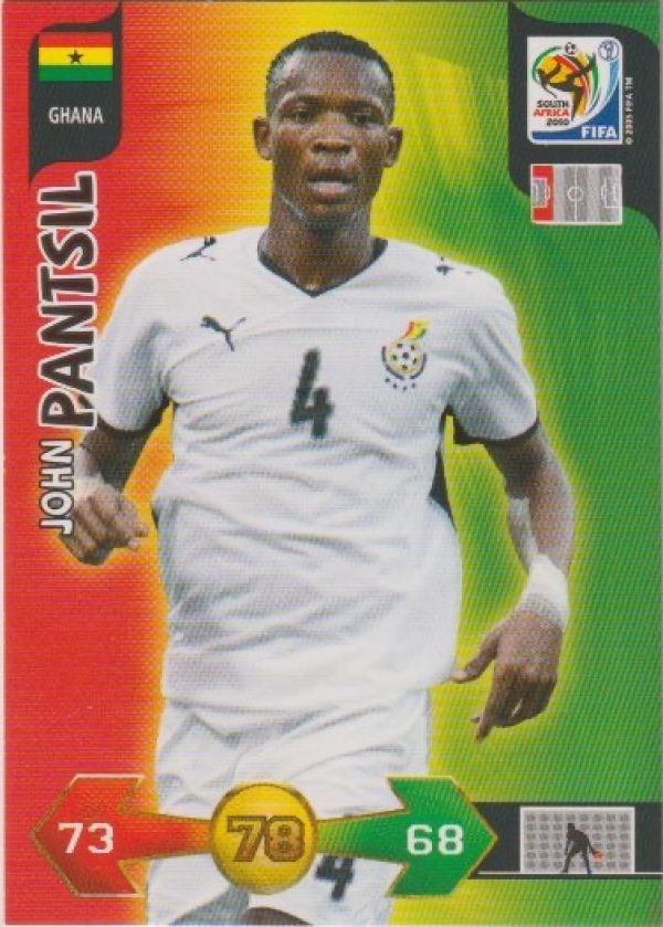 Fussball 2010 Panini Adrenalyn XL FIFA World Cup Südafrika - No 163 - John Pantsil