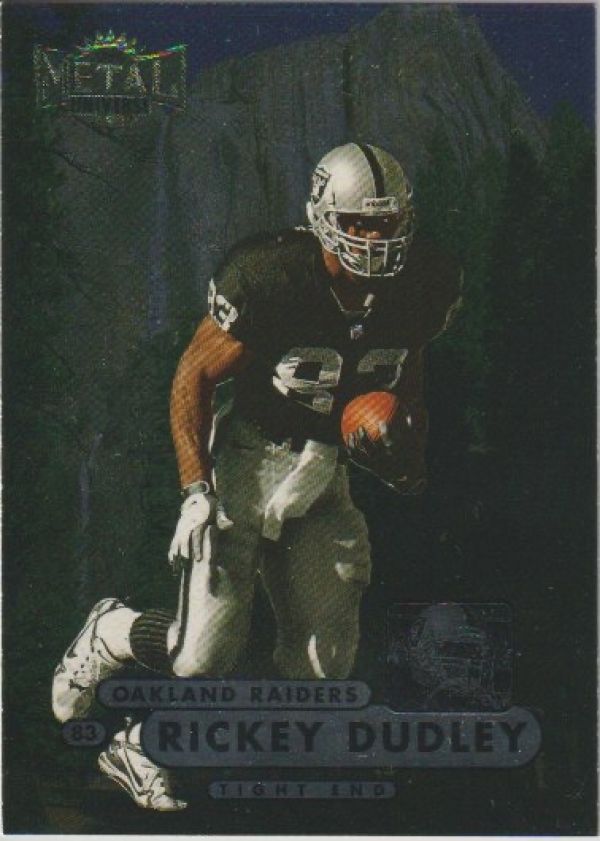 NFL 1998 Metal Universe - No 171 - Rickey Dudley