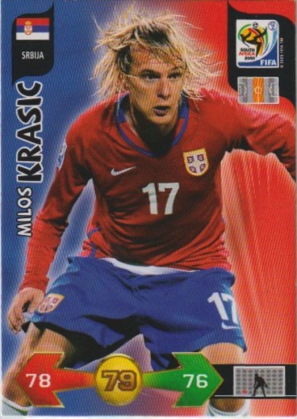 Soccer 2010 Panini Adrenalyn XL FIFA World Cup South Africa - No 325 - Milos Krasic