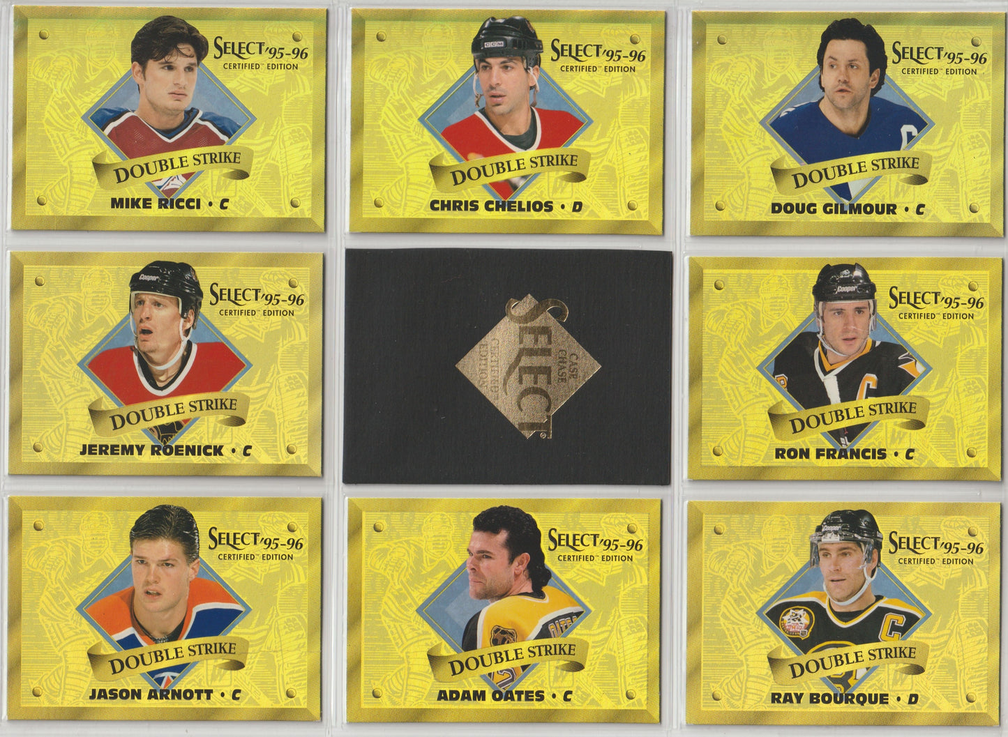NHL 1995-96 Select Certified Double Strike Gold - No 1 von 20 bis 20 von 20 - kompletter Satz