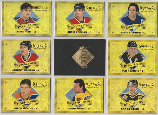 NHL 1995-96 Select Certified Double Strike Gold - No 1 von 20 bis 20 von 20 - kompletter Satz