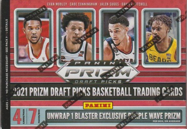 NBA 2021-22 Panini Prizm Draft Picks Blaster Box