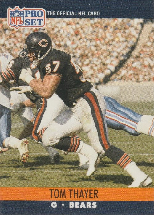 NFL 1990 ProSet - No 448 - Tom Thayer