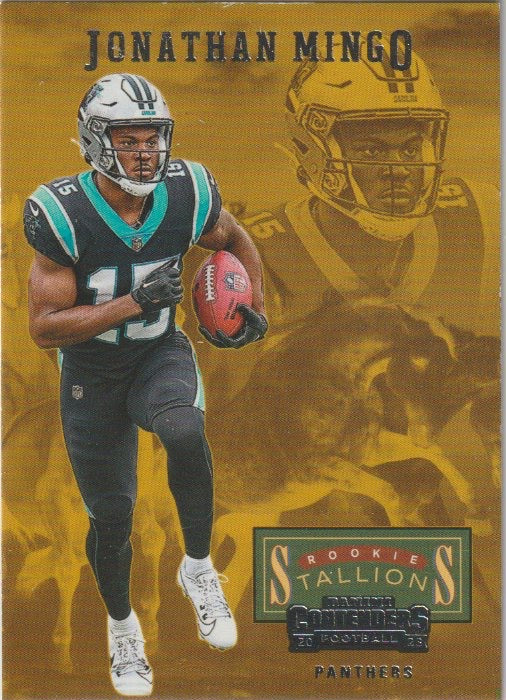 NFL 2023 Panini Contenders Rookie Stallions - No 23. -Jonathan Mingo